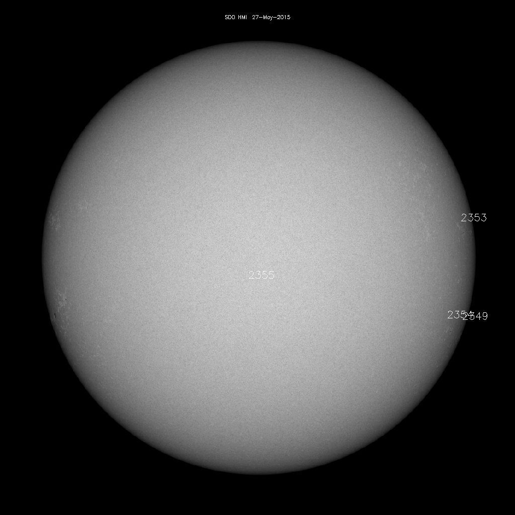 Sunspot regions