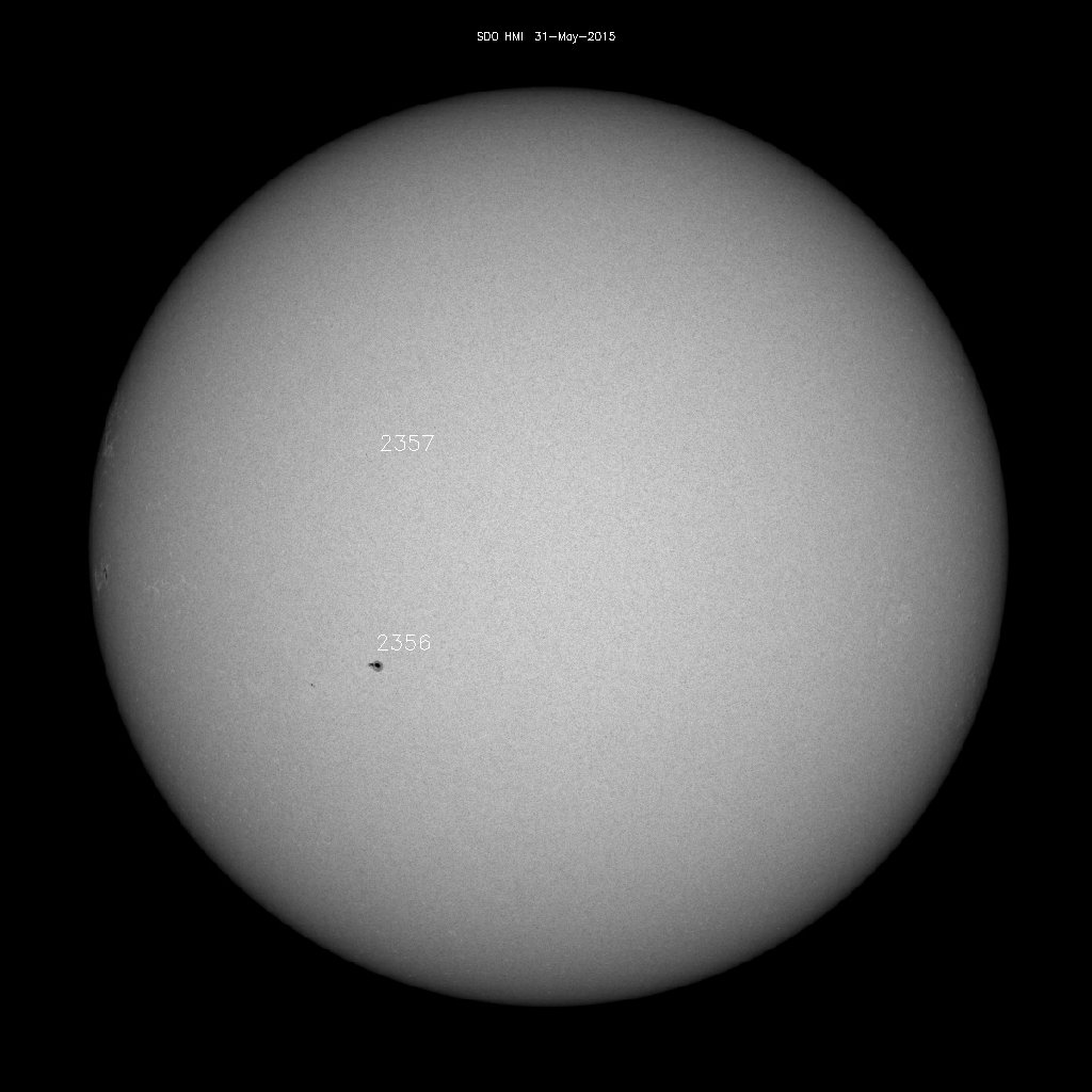 Sunspot regions