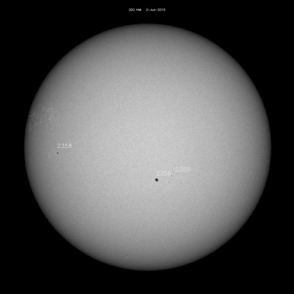 Sunspot regions