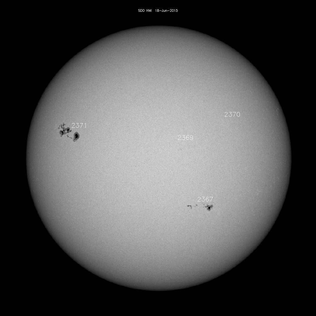 Sunspot regions