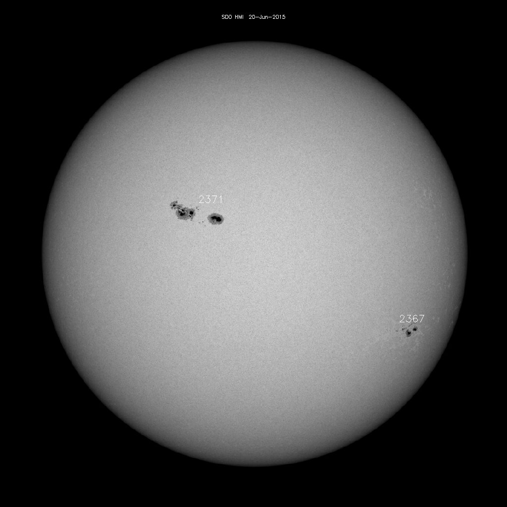 Sunspot regions