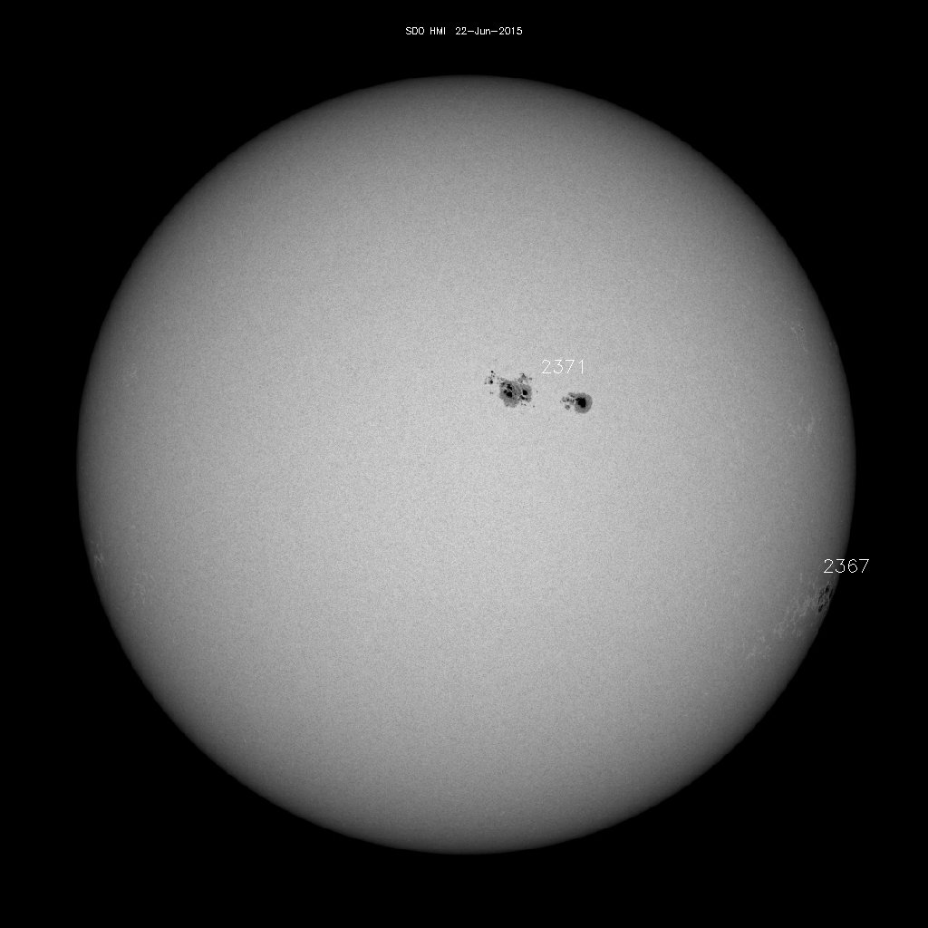 Sunspot regions