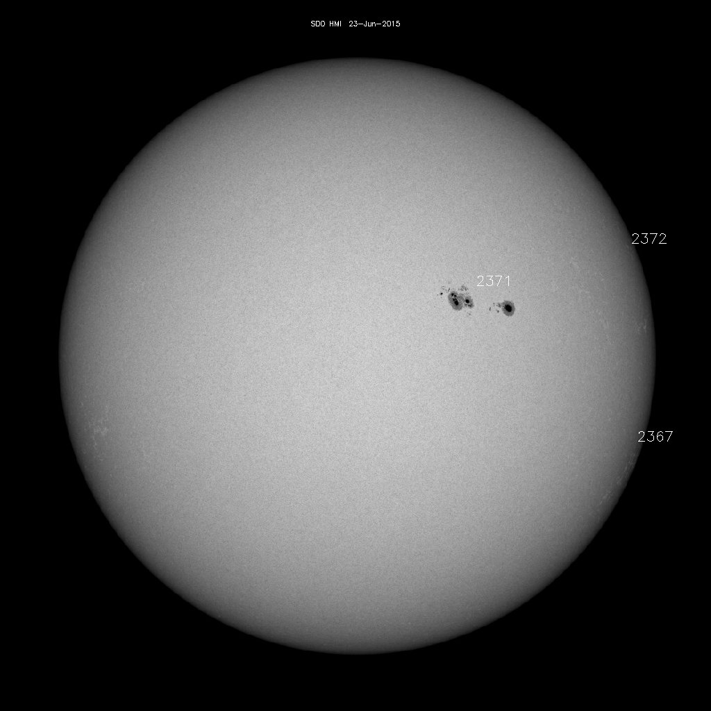 Sunspot regions