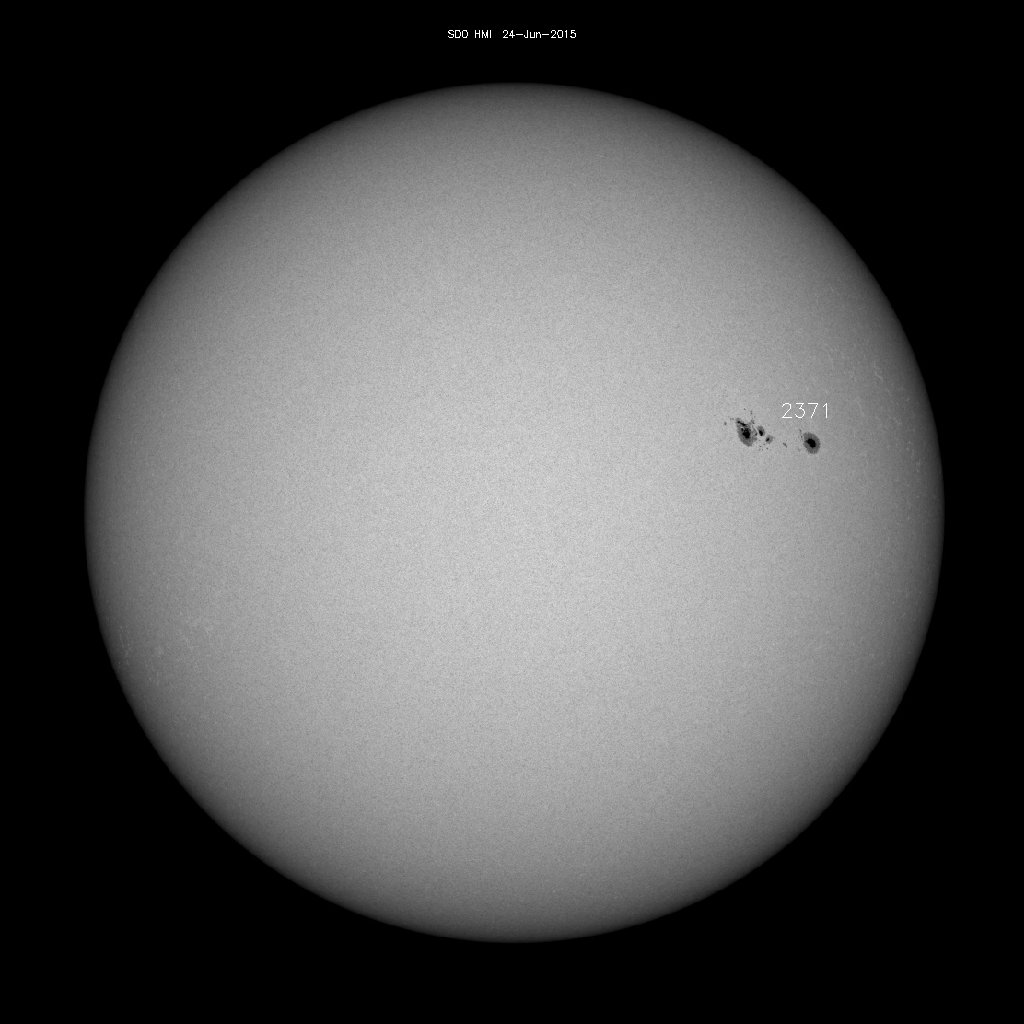 Sunspot regions