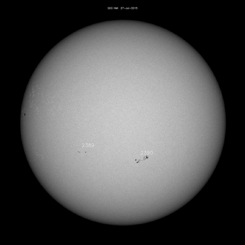 Sunspot regions