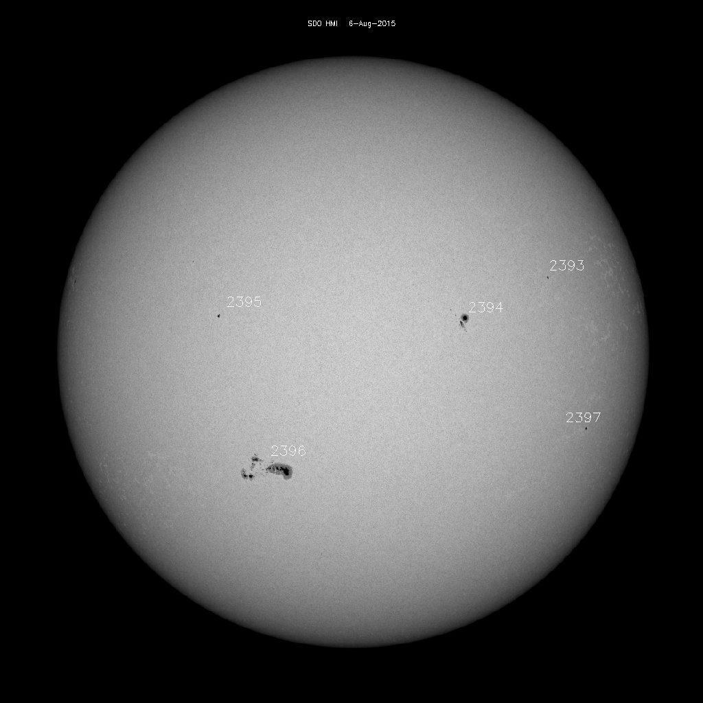 Sunspot regions