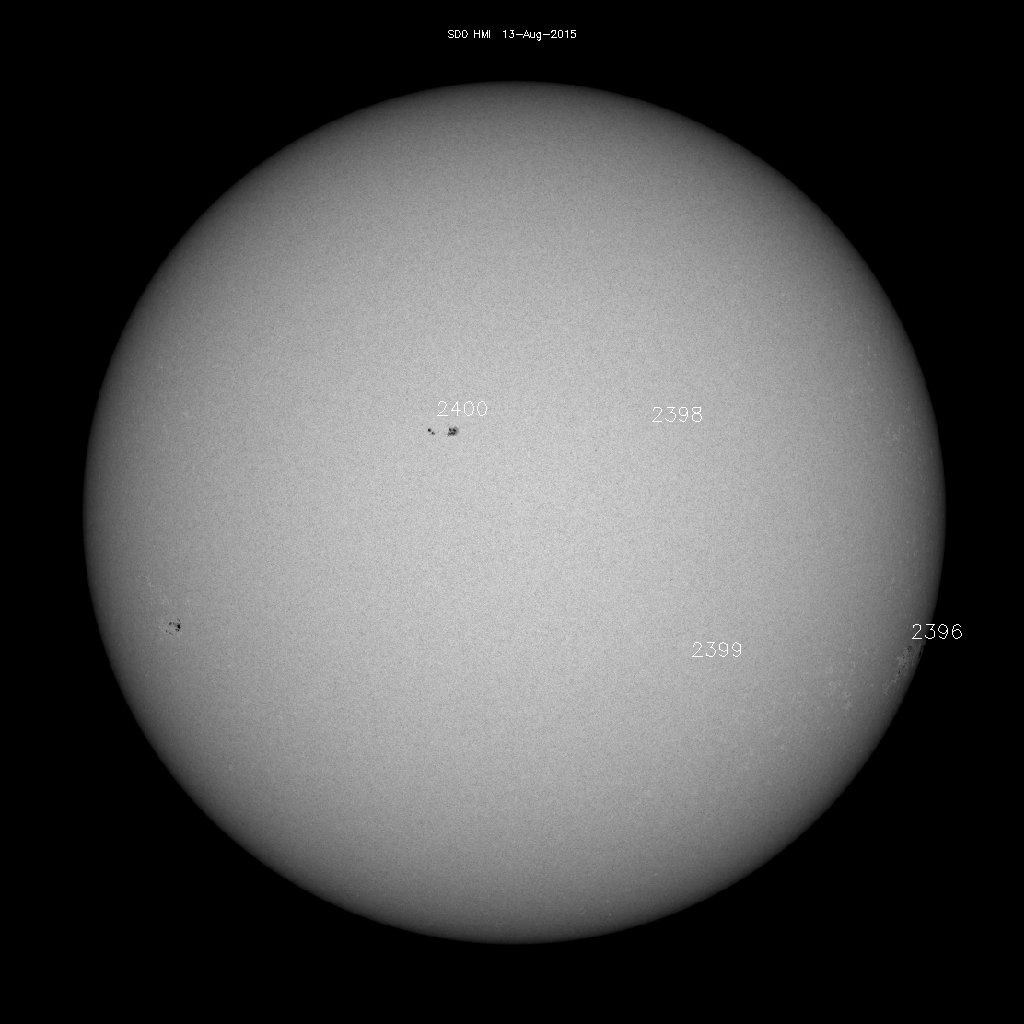 Sunspot regions