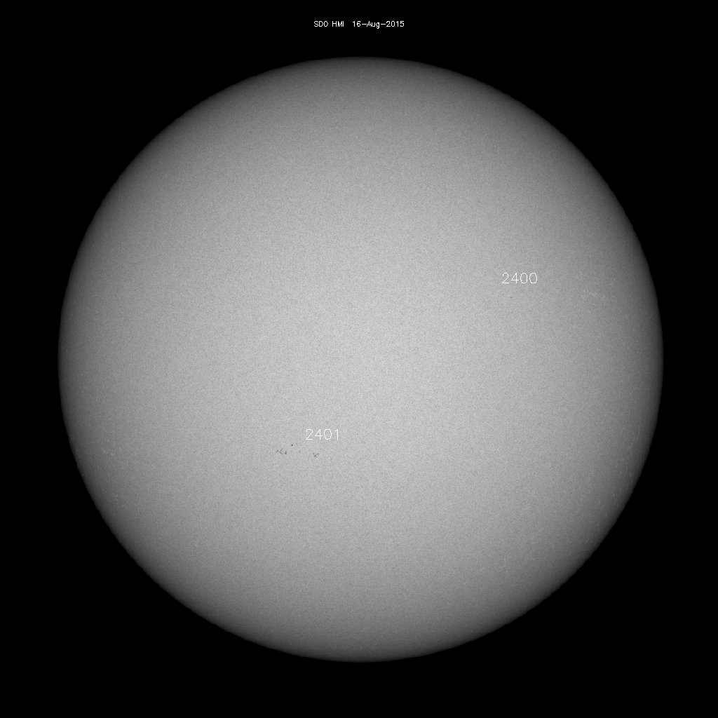 Sunspot regions