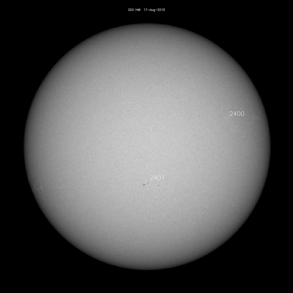 Sunspot regions