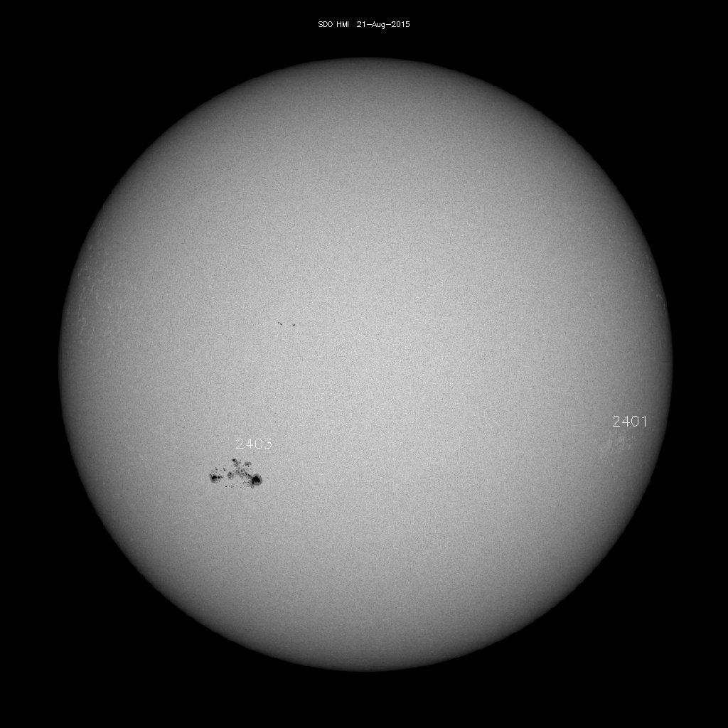 Sunspot regions