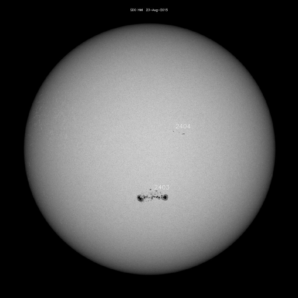 Sunspot regions