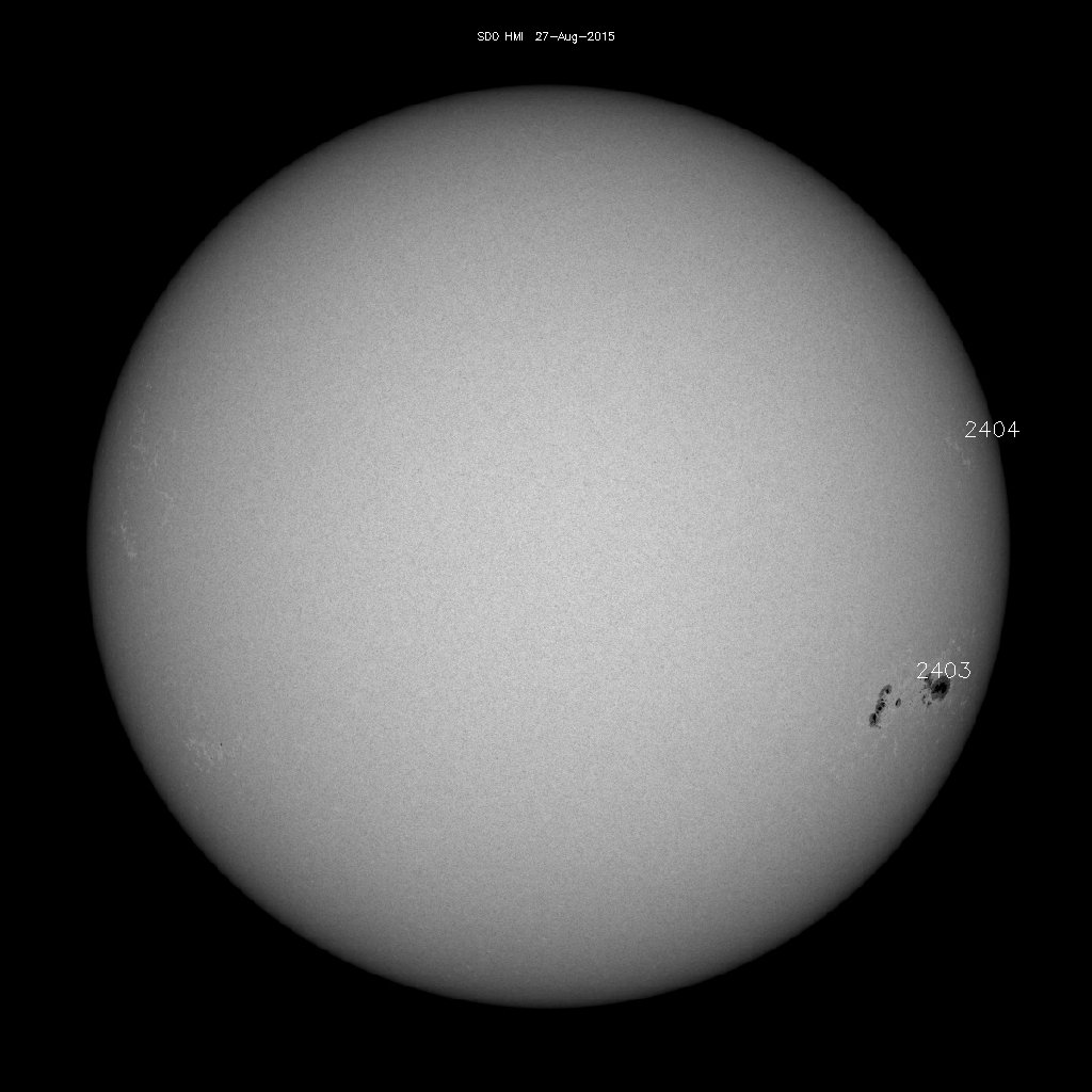 Sunspot regions