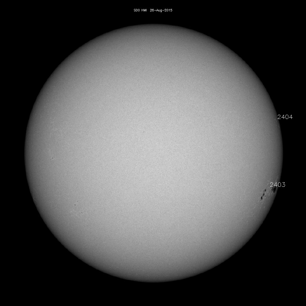 Sunspot regions