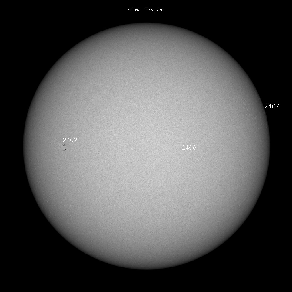 Sunspot regions