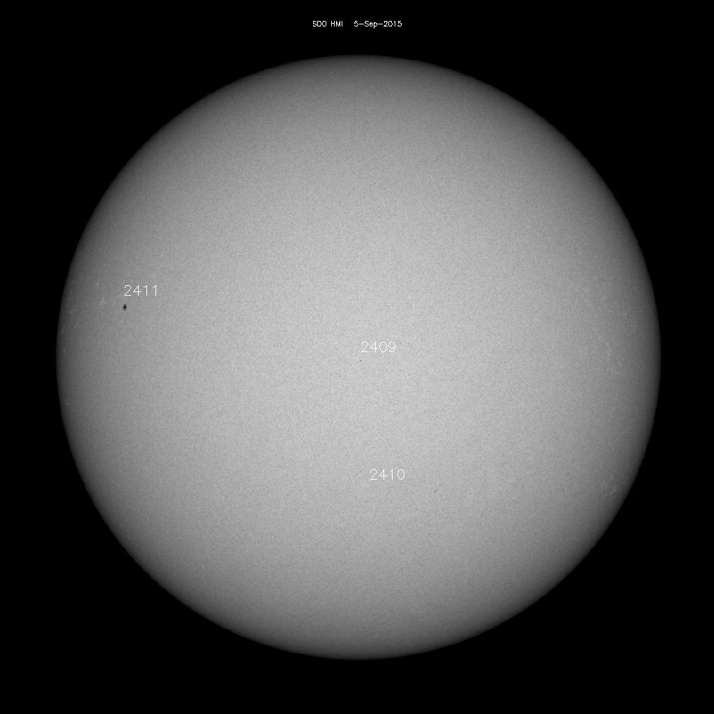 Sunspot regions