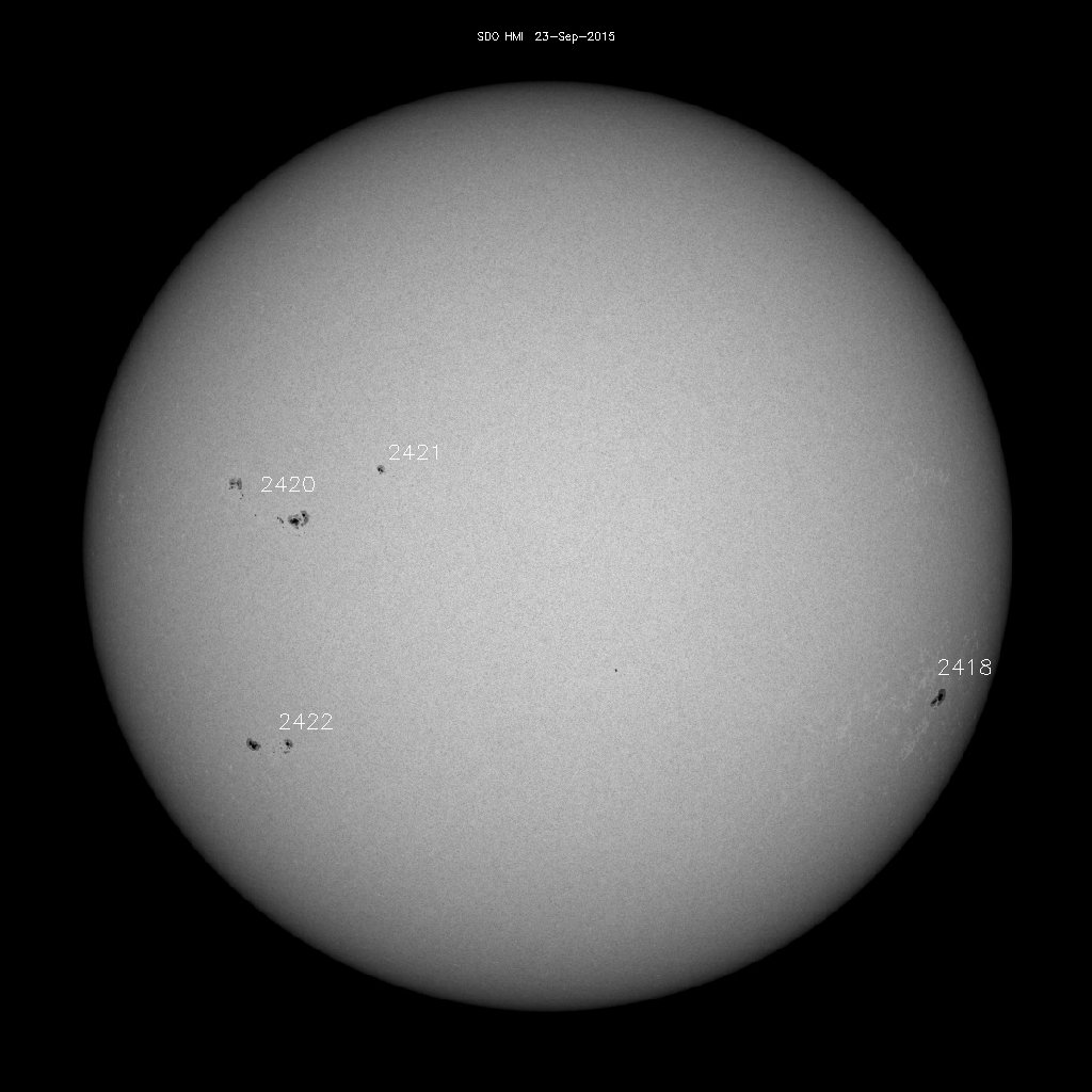 Sunspot regions