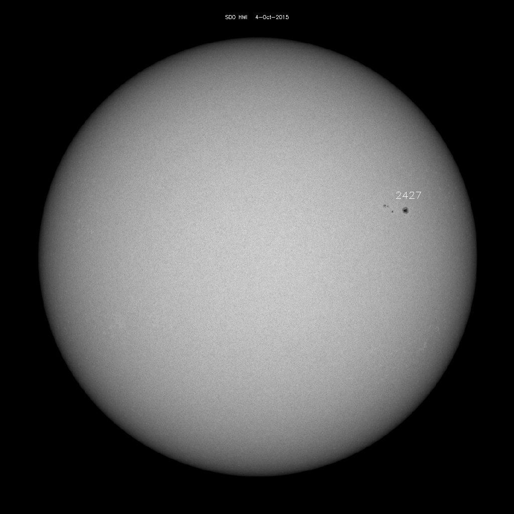 Sunspot regions