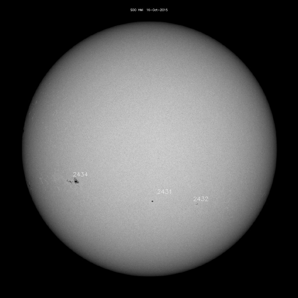 Sunspot regions