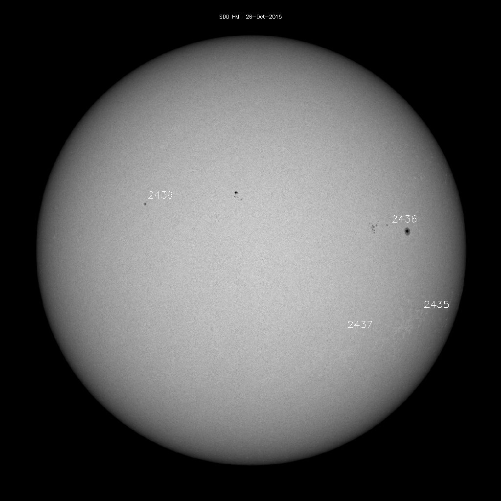 Sunspot regions