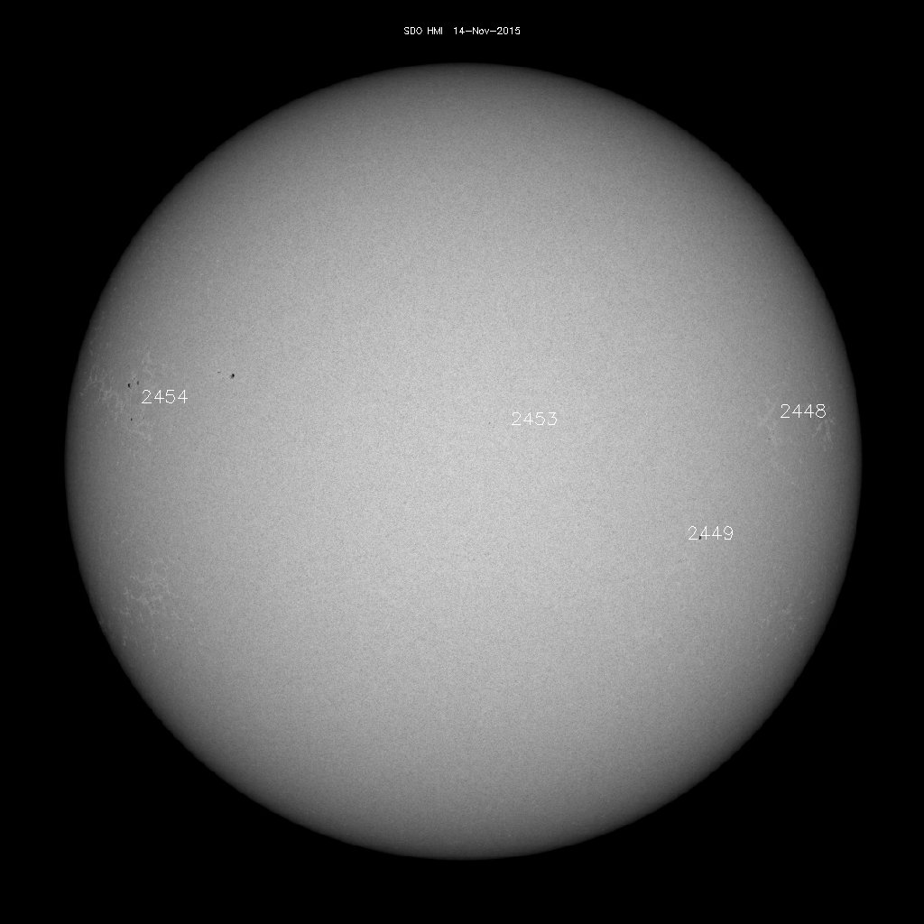 Sunspot regions