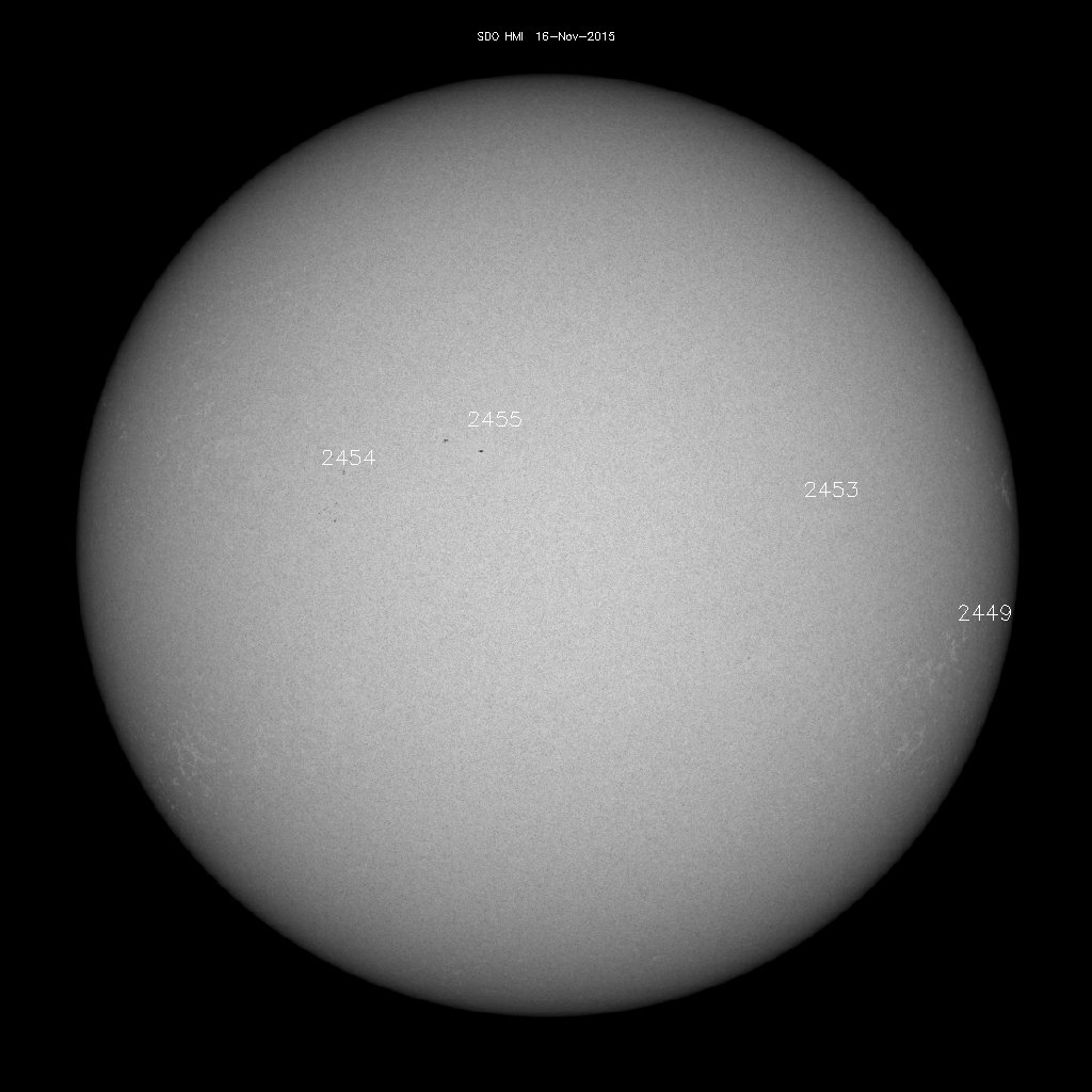 Sunspot regions