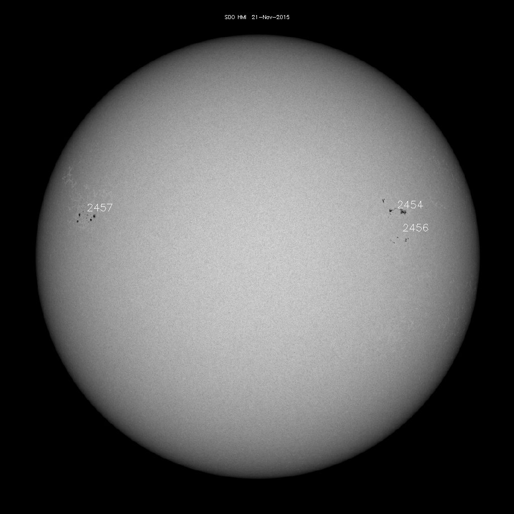 Sunspot regions