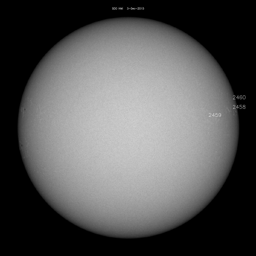 Sunspot regions