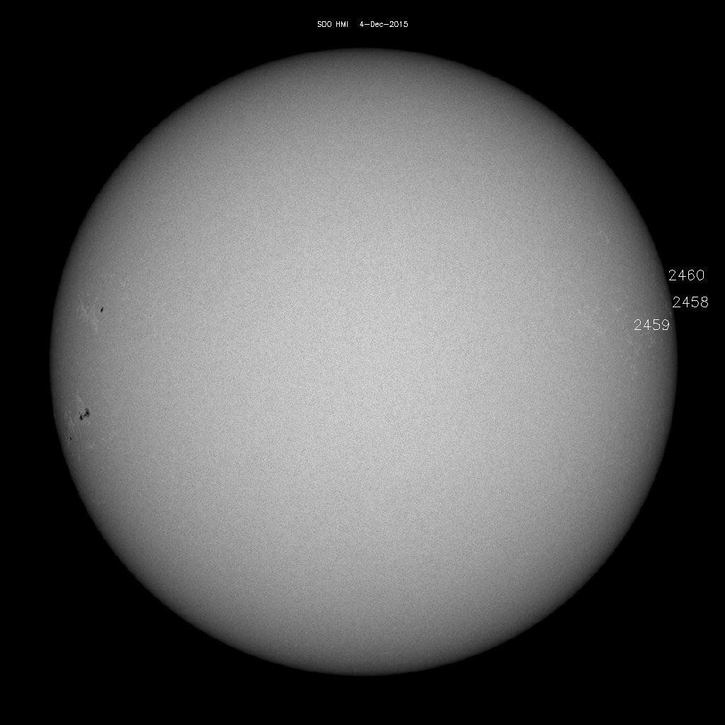 Sunspot regions