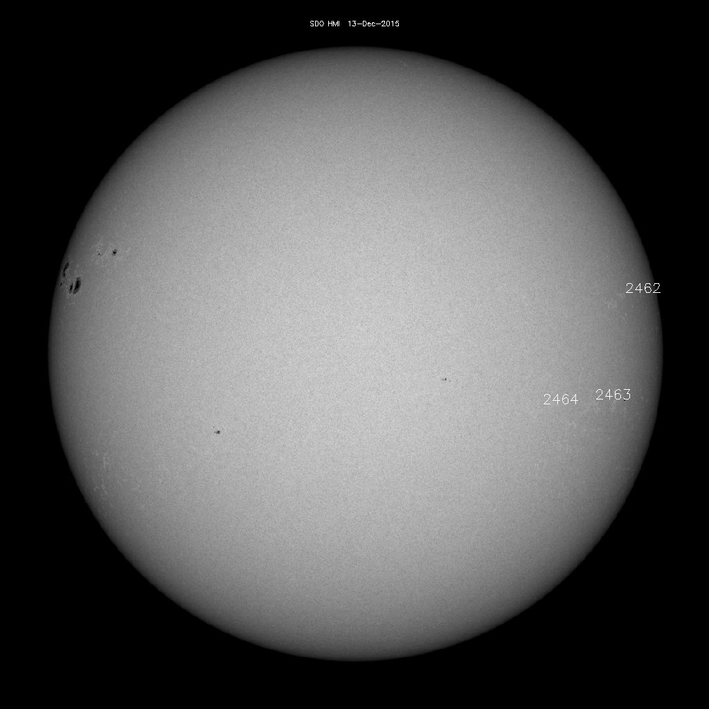 Sunspot regions