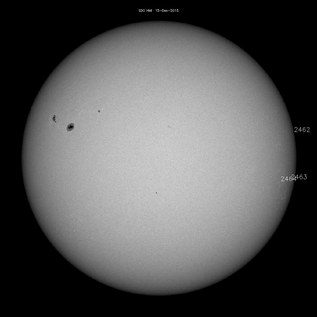 Sunspot regions