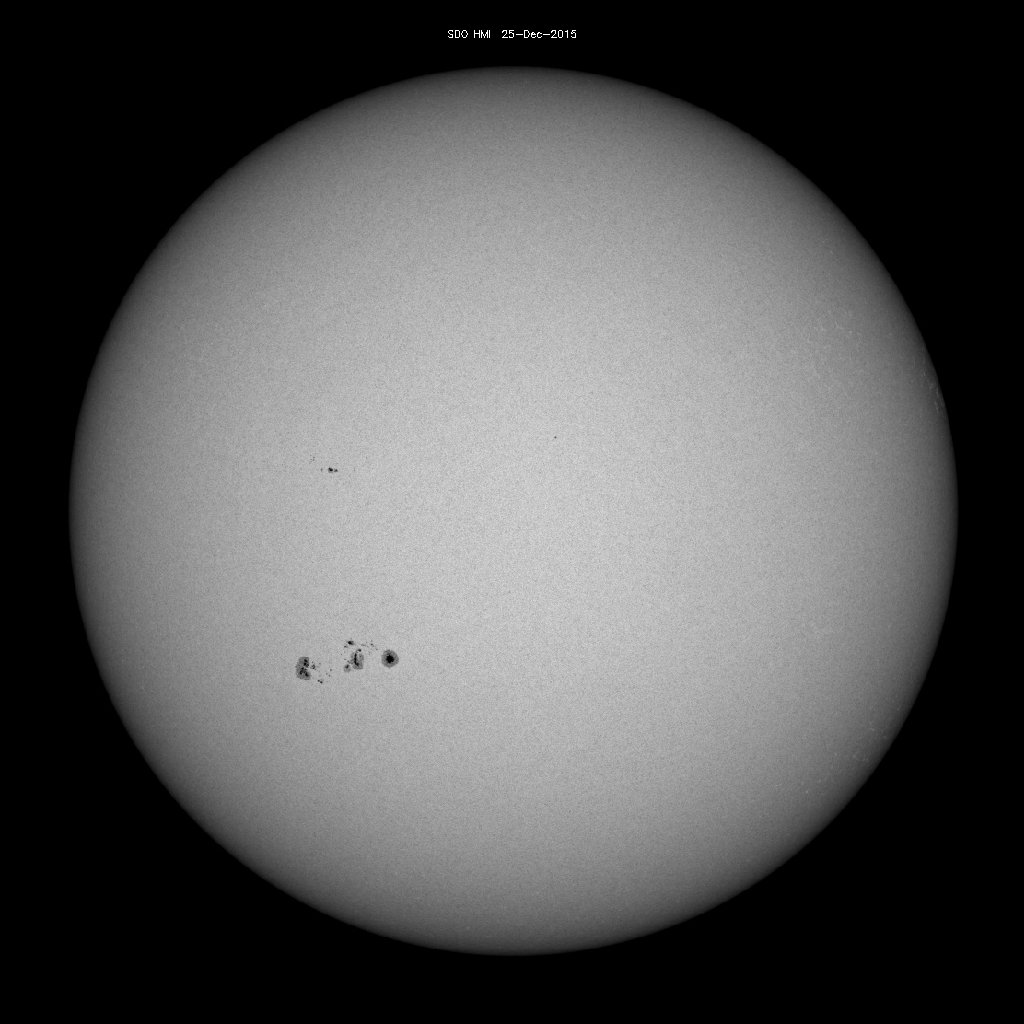 Sunspot regions