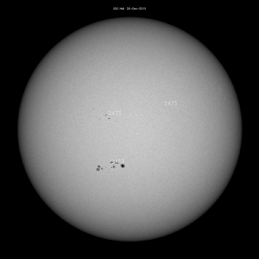 Sunspot regions