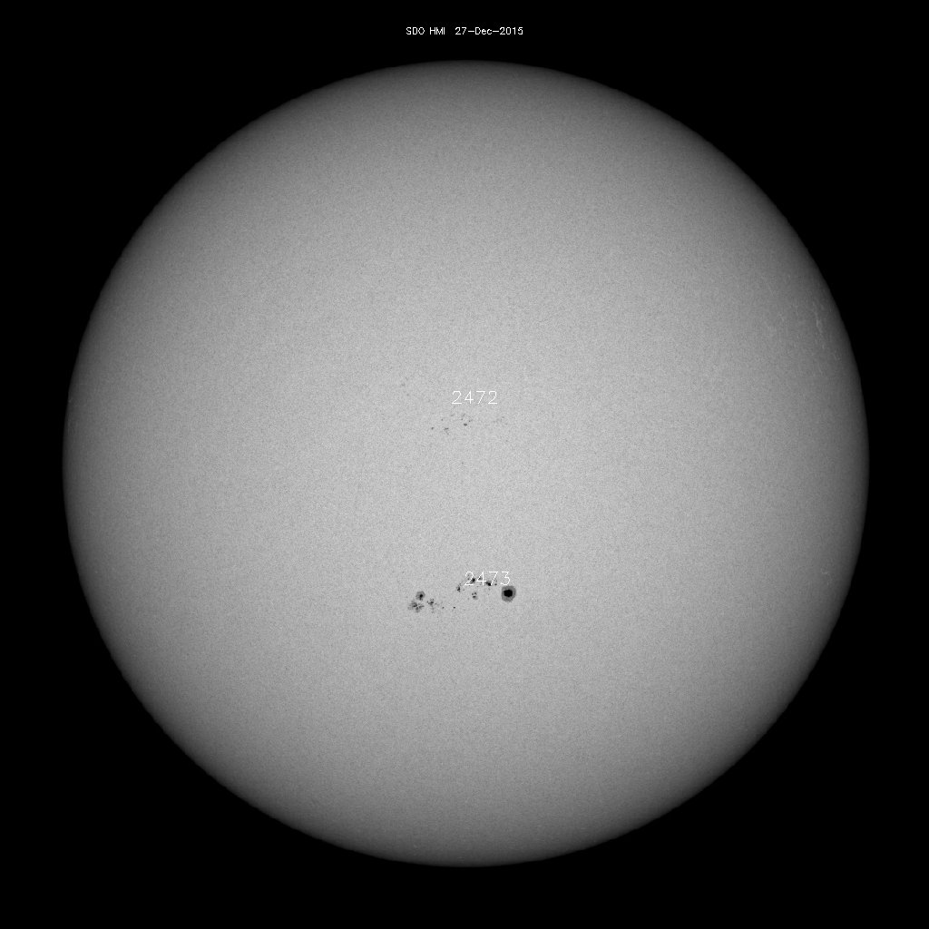 Sunspot regions