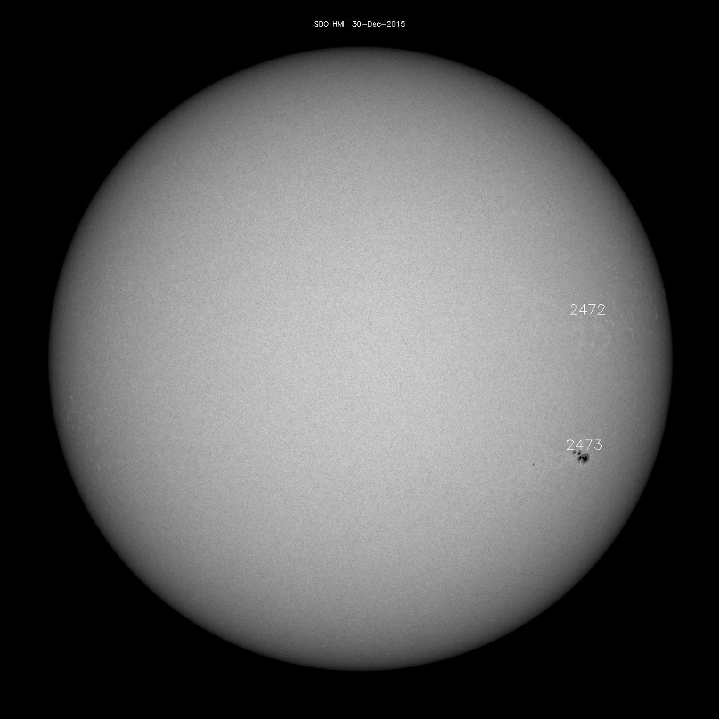 Sunspot regions