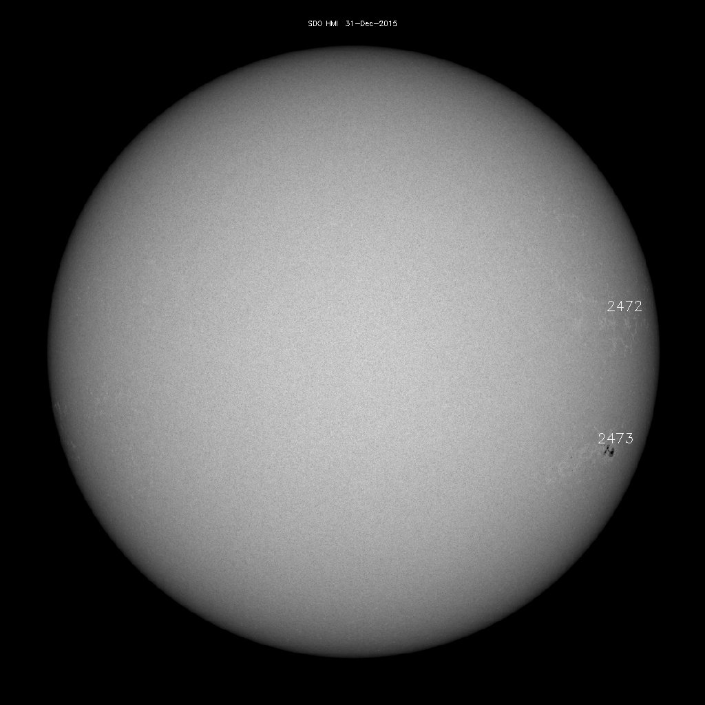 Sunspot regions