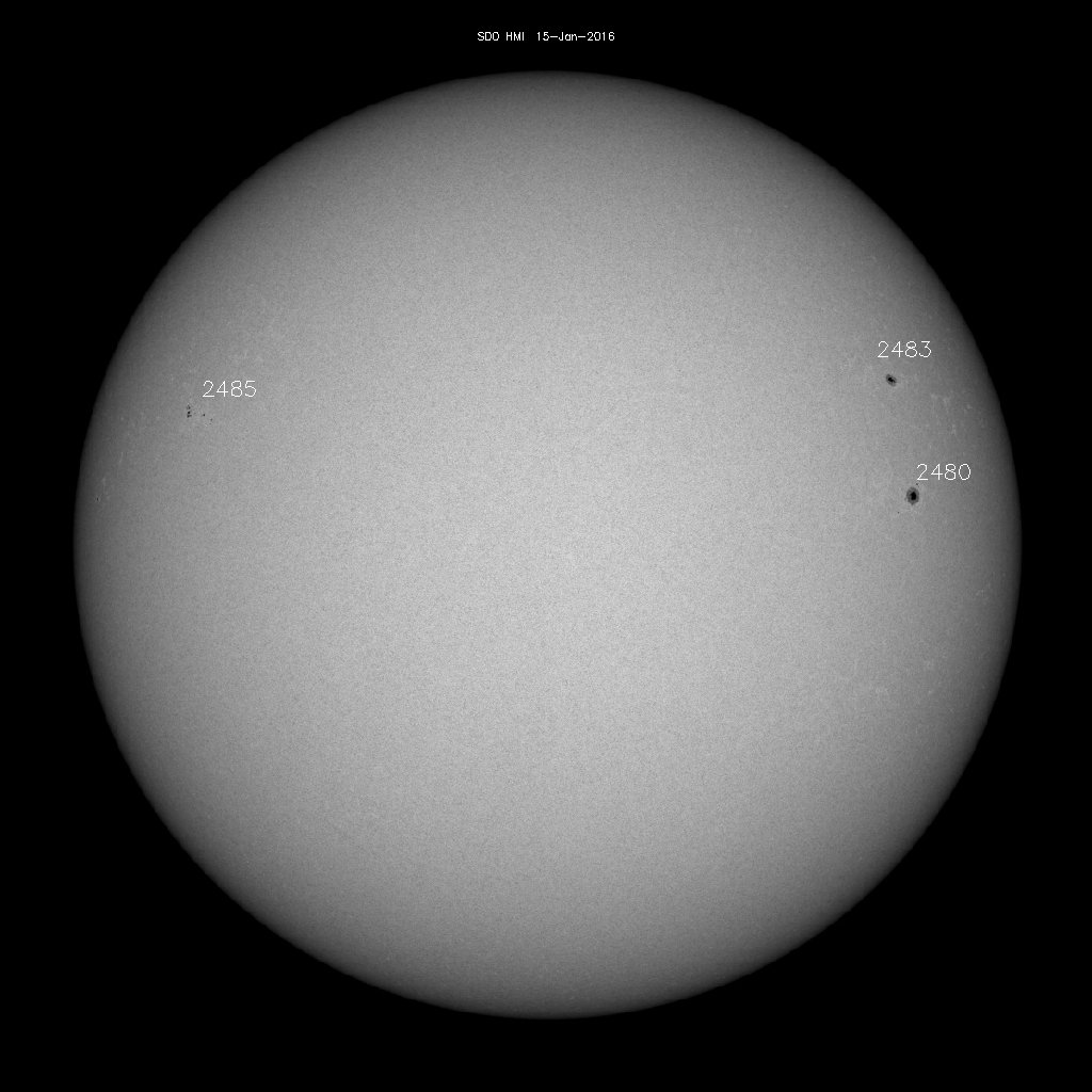 Sunspot regions