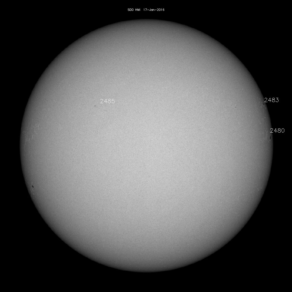 Sunspot regions