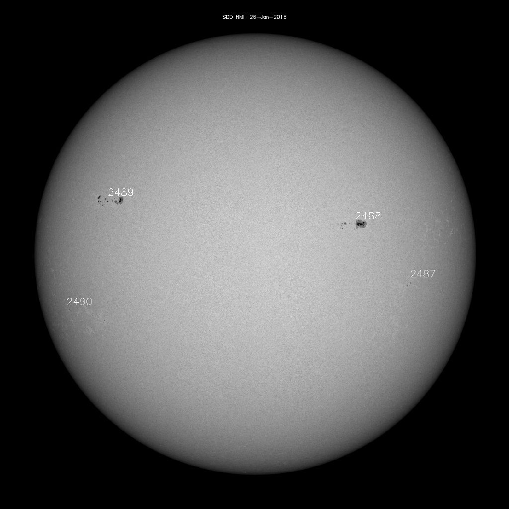 Sunspot regions