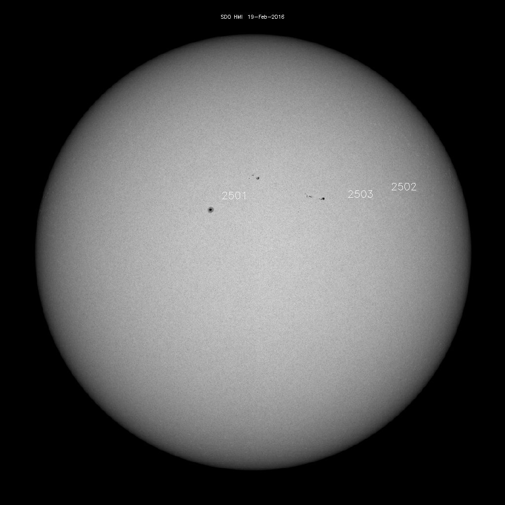 Sunspot regions