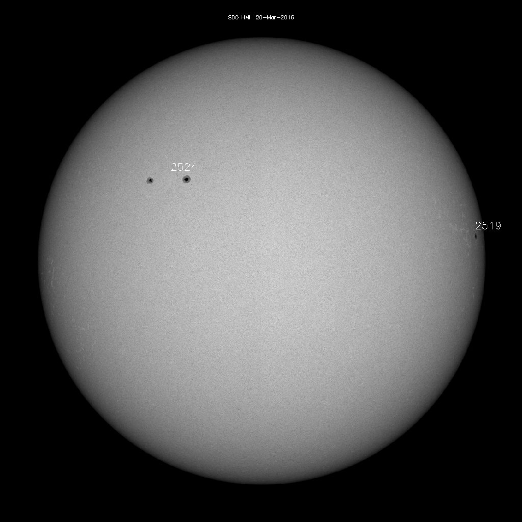 Sunspot regions