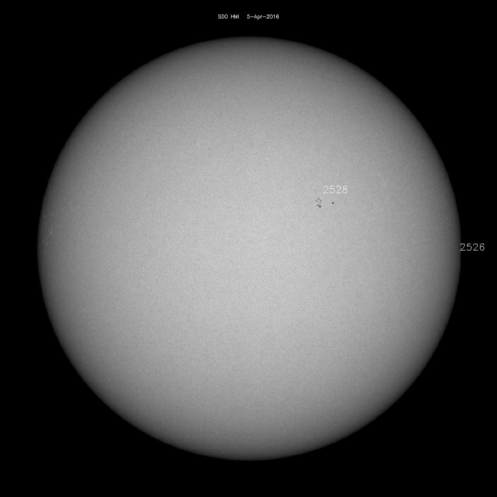 Sunspot regions