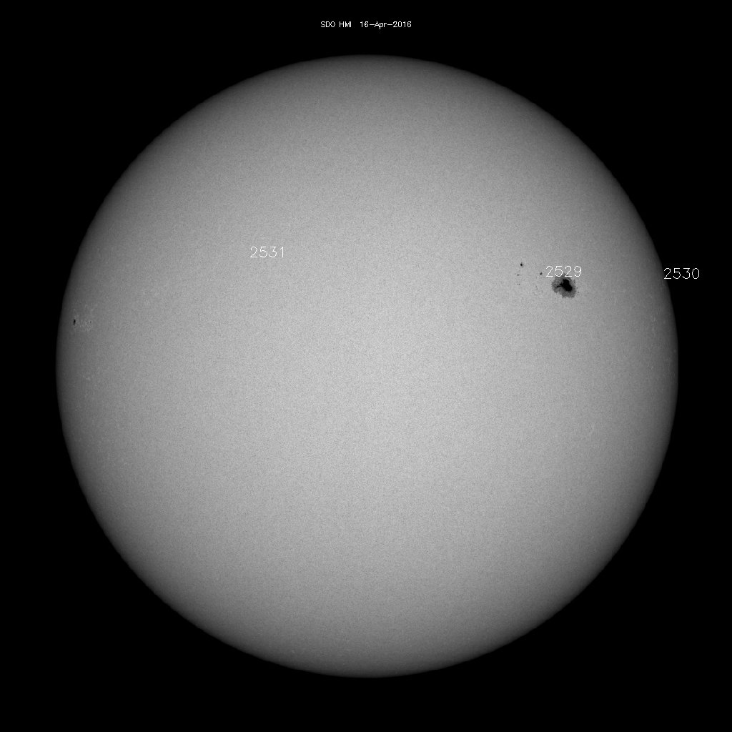 Sunspot regions