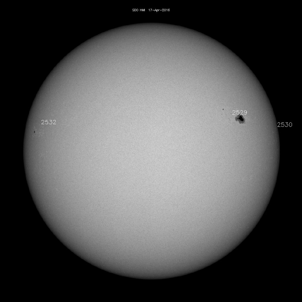 Sunspot regions