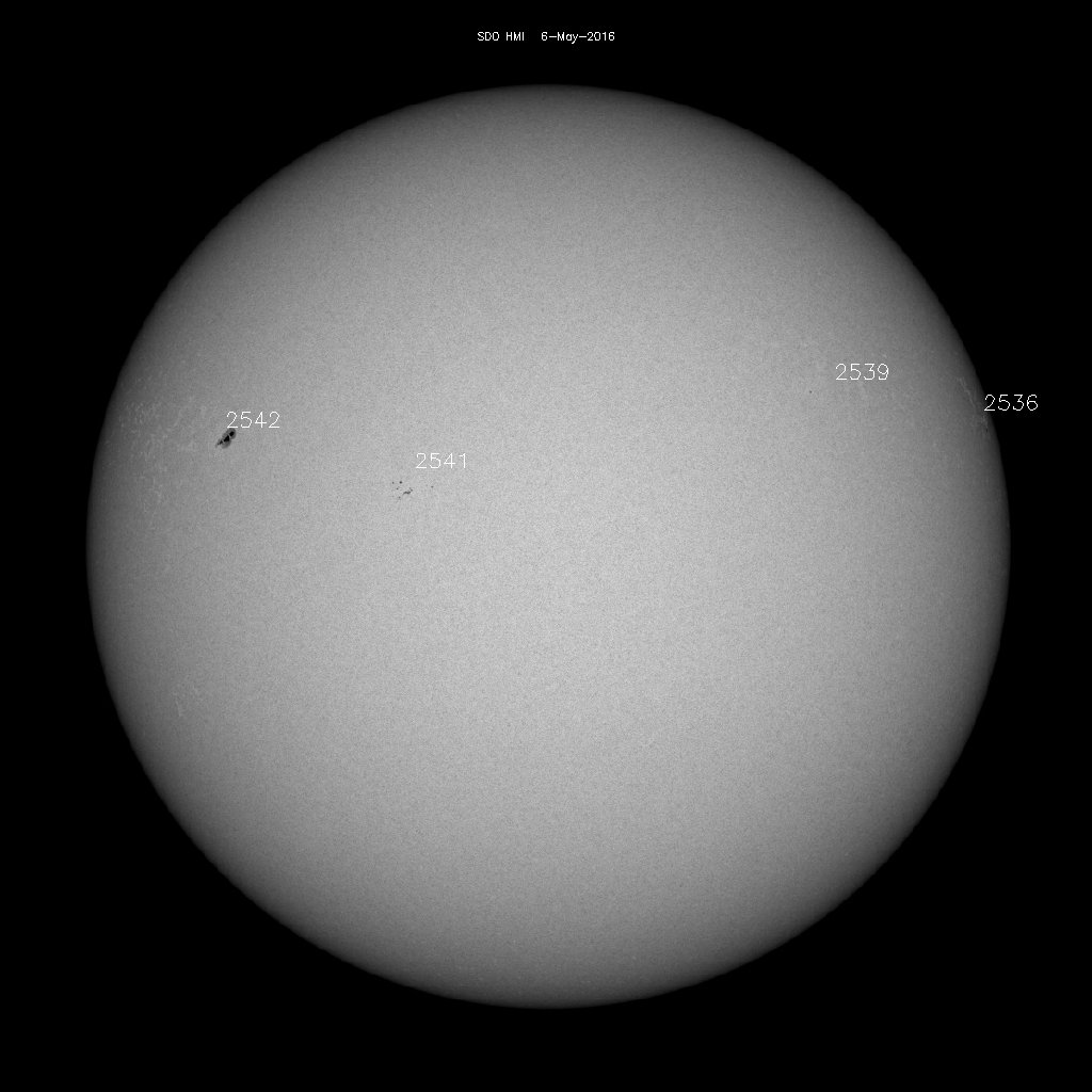 Sunspot regions