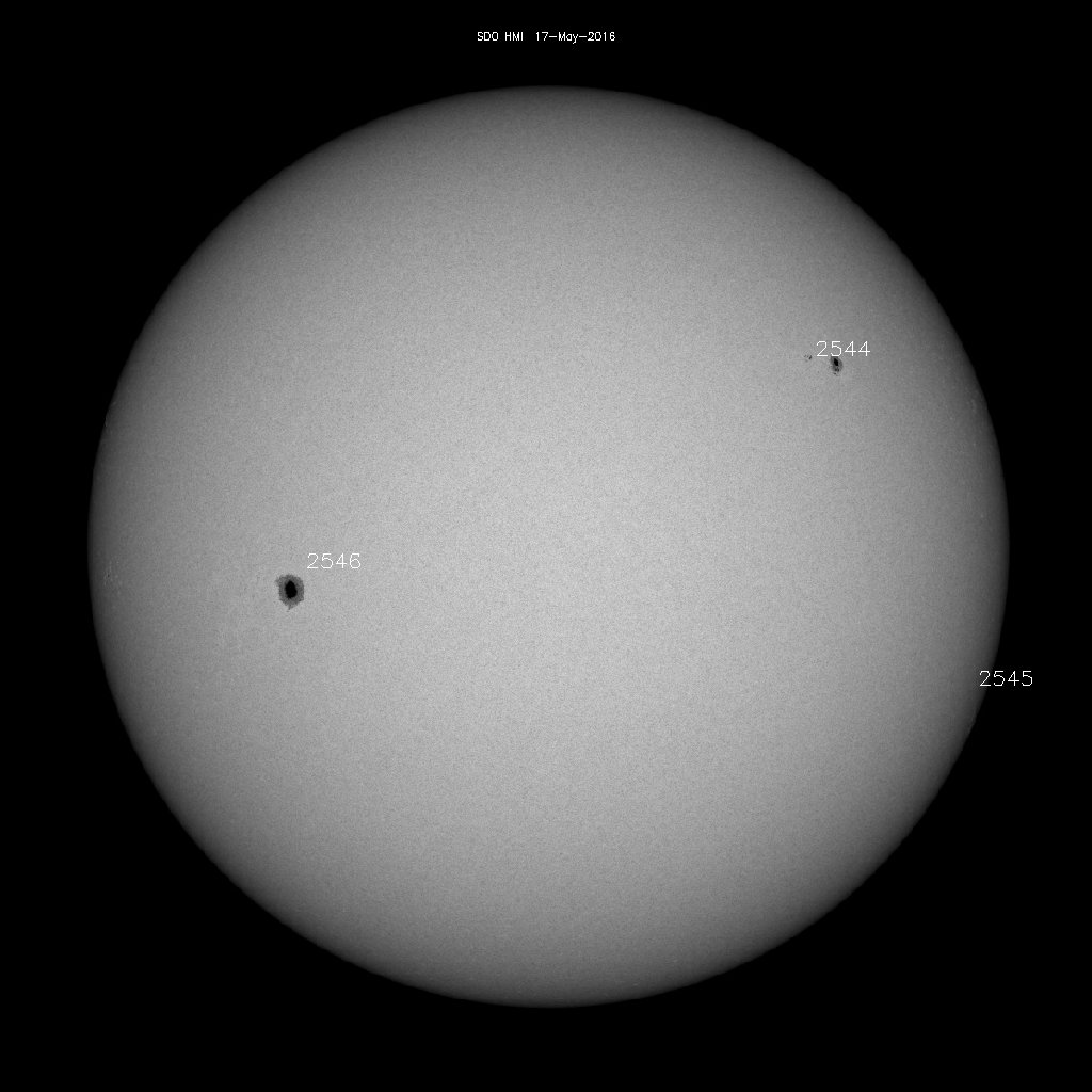 Sunspot regions