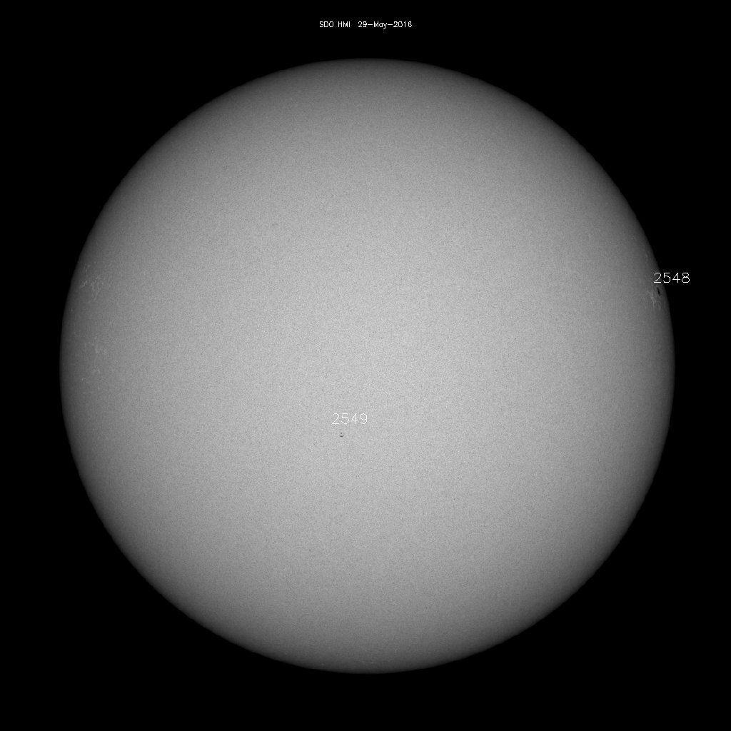 Sunspot regions