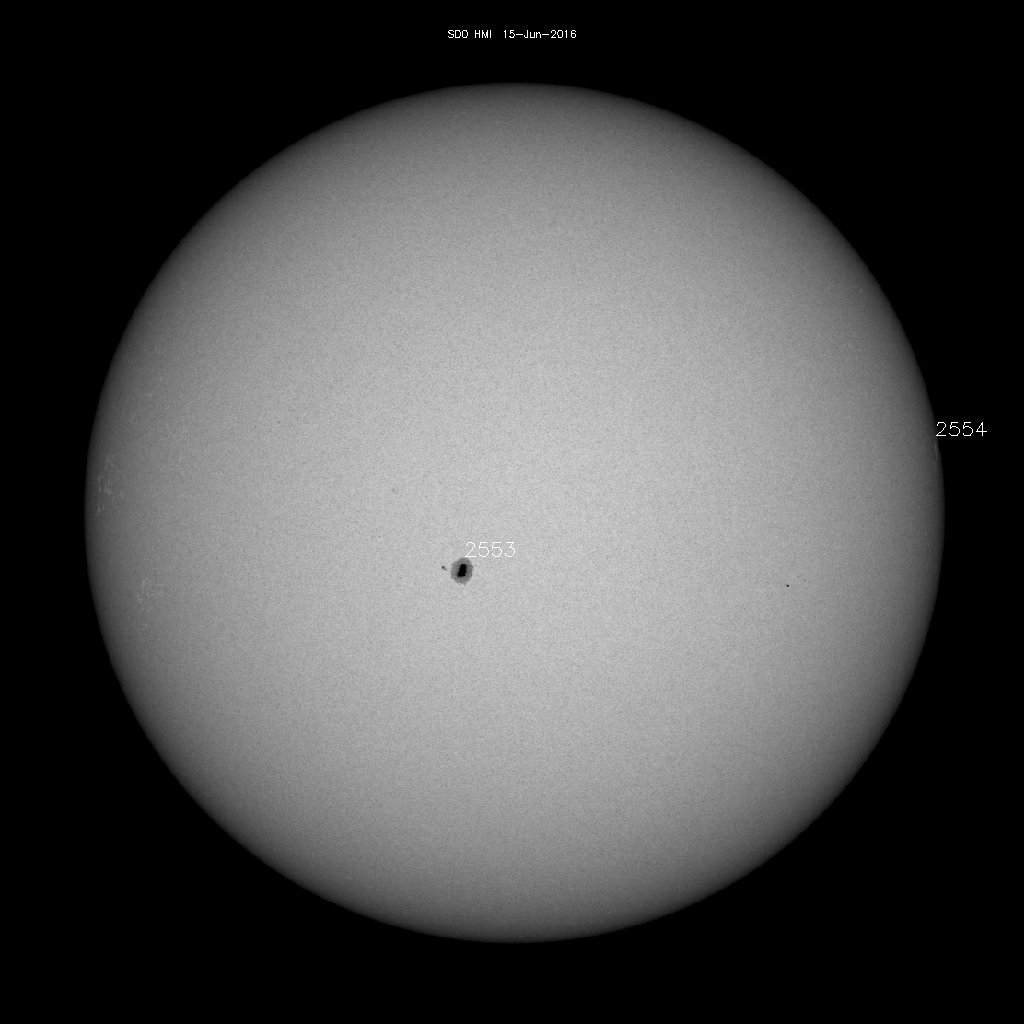 Sunspot regions