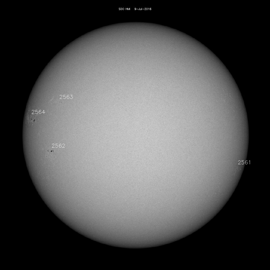 Sunspot regions