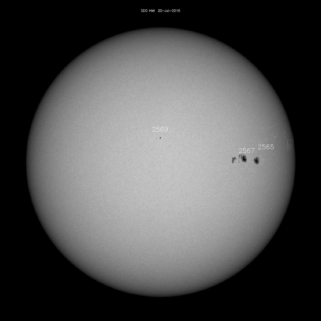 Sunspot regions