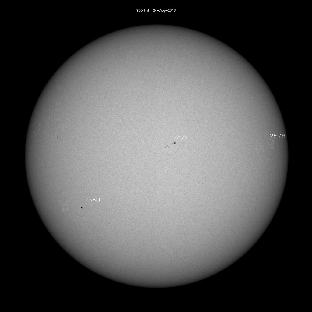 Sunspot regions